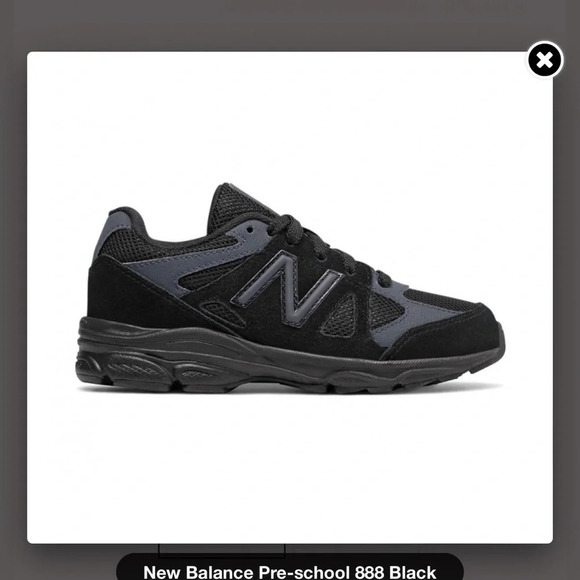 New Balance Pre-school 888 Black - Picture 2 of 8